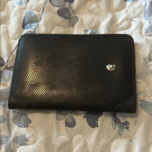 Black Textured Wallet